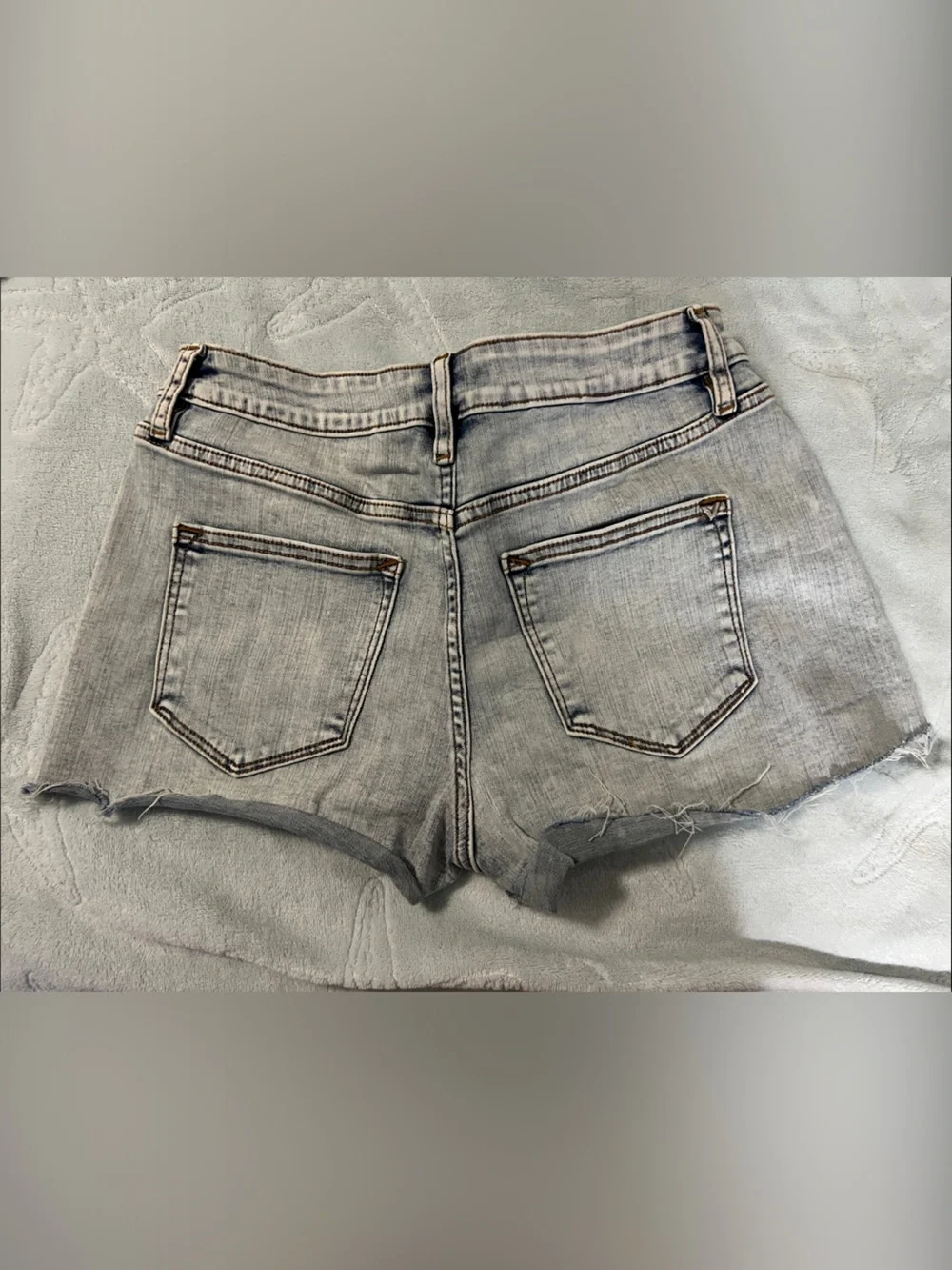 Vigoss Light Wash Denim Cutoff Shorts